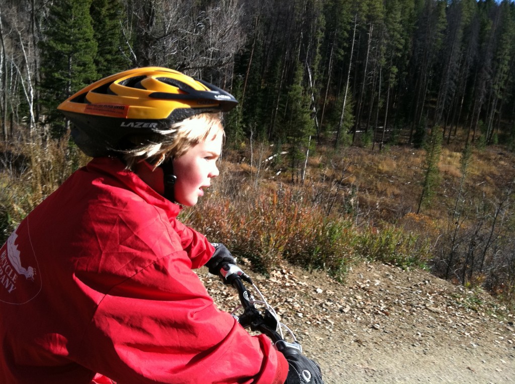 Biking Spring Creek with kids