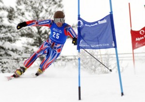 Charlie telemark racing at Steamboat Springs - Photo by Joel Reichenberger