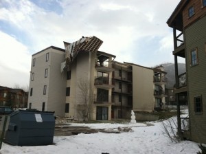 High winds in Steamboat Springs Dec 1