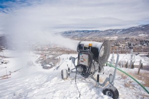 Snow Making at Steamboat's Howelsen Hill