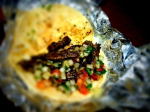 Carne Asada Taco in Steamboat Springs - Taco Del Barco