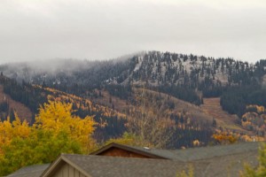 First snow in Steamboat