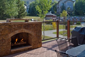 Patio @ Emerald Lodge in Steamboat