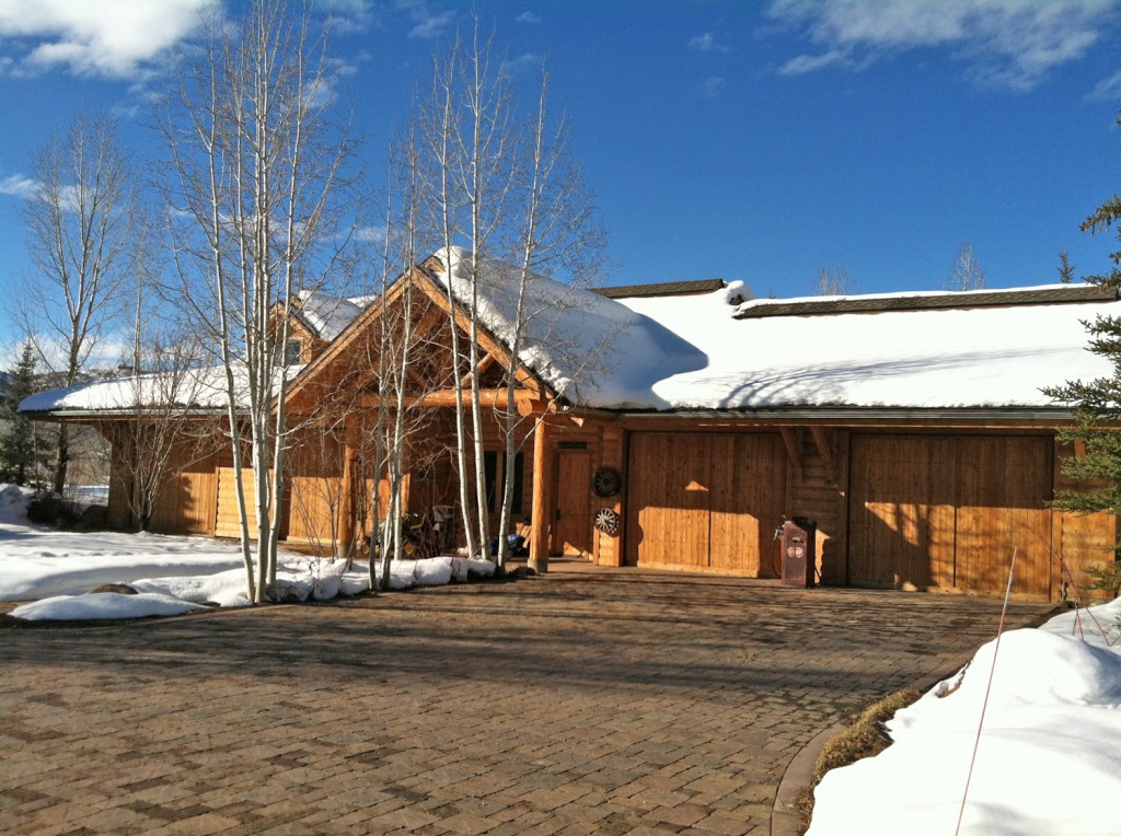 Garage at the ranch in Steamboat