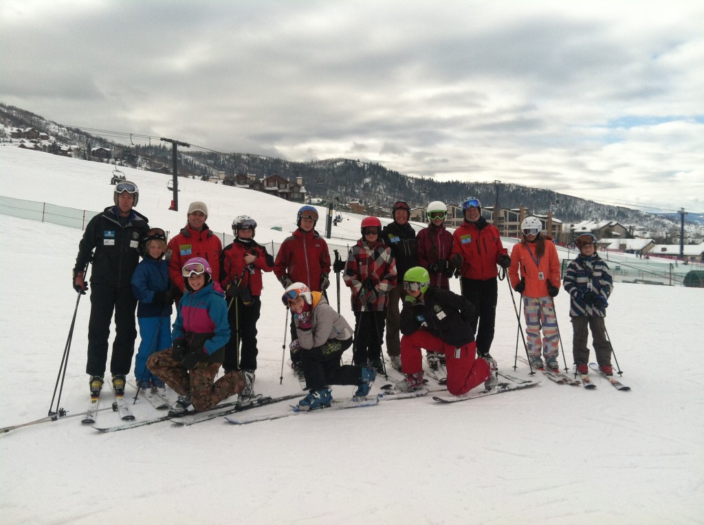 Future Olympians from the Steamboat Springs Winter Sports Club