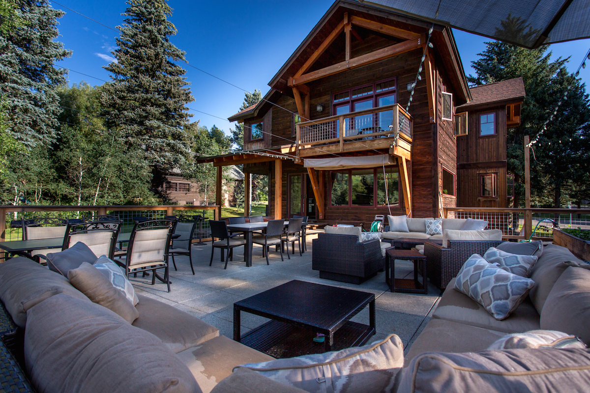 rooftop deck, outdoor living, crawford avenue, old town, steamboat springs real estate, views, above old town