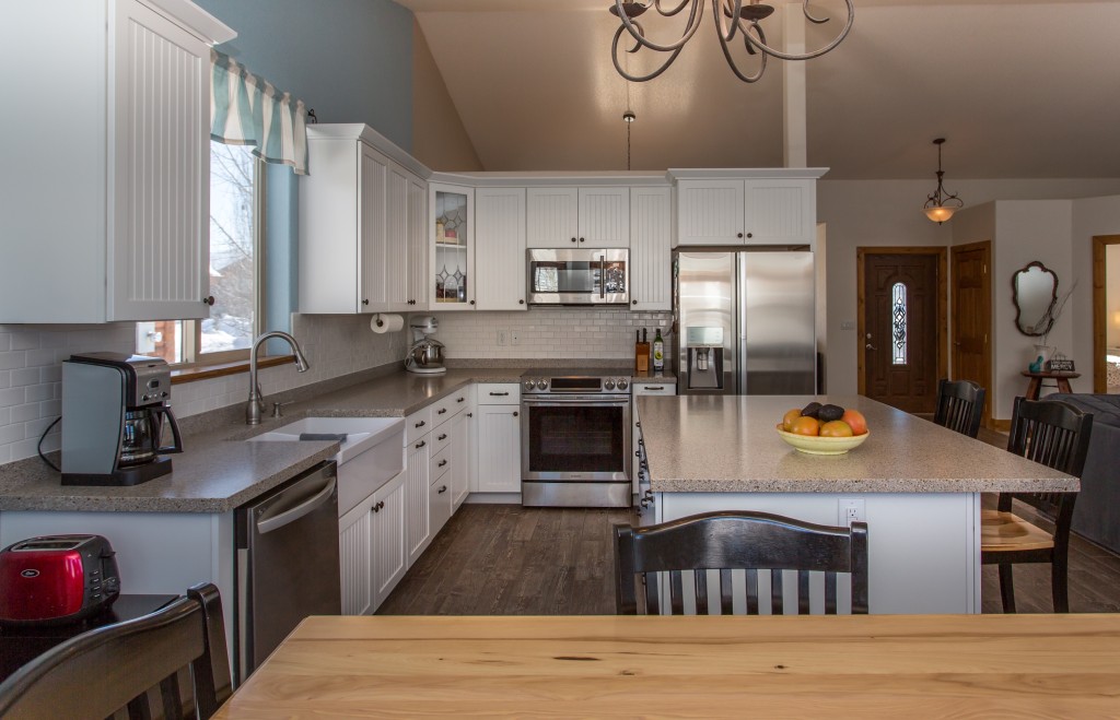 A classic white kitchen never goes out of style.